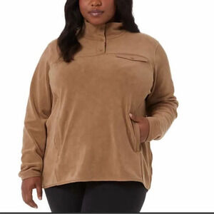 32 degrees ladies snap fleece pullover